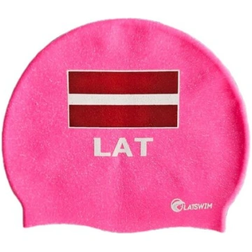 Peldēšanas cepure Latswim Recycled, rozā