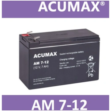 AGM 12V 7Ah akumulators :: UPS ierīcēm :: 12 volti