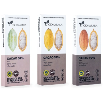 6 bars of 100 g (2xtype) and gift box Ciokarrua
