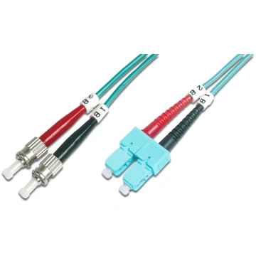 Digitus Fiber Optic Multimode Patch Cord, OM 3, ST