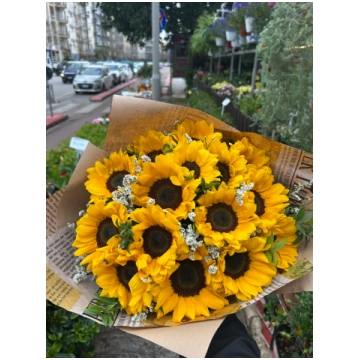 Bouquet di Girasoli - Sunny Day Flowers Palermo
