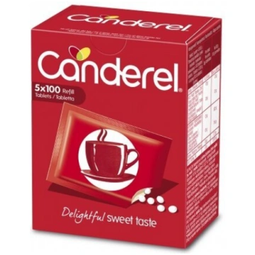 Saldinātājs tabletēs Canderel refill tab., N100 x 