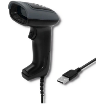 Qoltec 50863 Wired laser barcode scanner 1D 2D USB