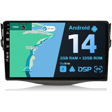 Android 12 IPS auto radio piemērots Toyota RAV4 (2