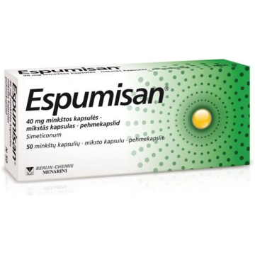 ESPUMISAN 40 mg kapsulas N25