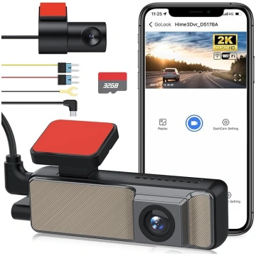 EYPINS Dash Cam Automašīnas priekšējā aizmugurējā 