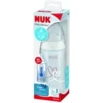 NUK First Choice+ polipropilēna pudelīte ar siliko