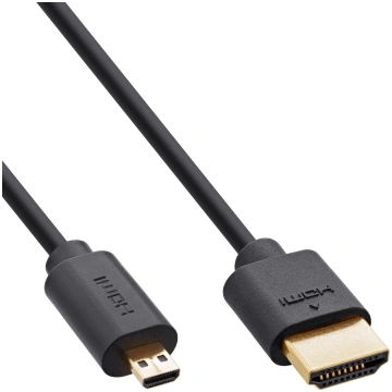 InLine Slim Ultra High Speed HDMI kabelis AM/DM 8K
