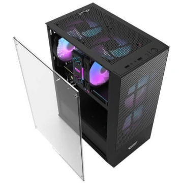Korpuss Darkflash A290 computer case + 3 fans (bla