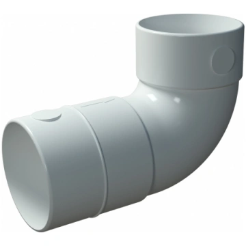 Plastmasas līkums FlexiVent 060375 HDPE gaisvadam 