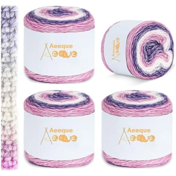 Aeeque Krāsu gradienta dzija, 400 g gradienta viln