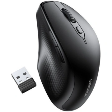 Ugreen ergonomic wireless computer mouse black (MU