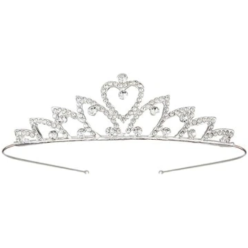 1 gabals Crystal Crown Tiara, kāzu līgavas tiara, 