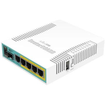 Mikrotik hEX PoE wired router White