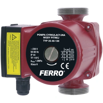 Cirkulācijas sūknis Ferro, 65 W