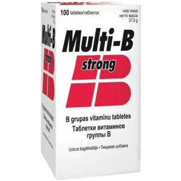 Uztura bagātinātājs Multi-B Strong tabletes N100 V