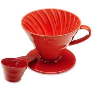 Hario V60-02 ceramic dripper, red Andrito Coffee R
