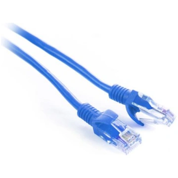 GETFORT CAT.5E UTP kabelis PATCHCORD 0.5m zils