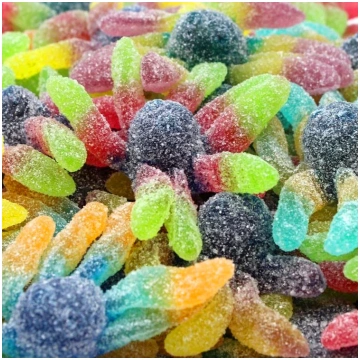 Polipi Octopus Frizzanti Aciduli Trolli 100g 12Pz