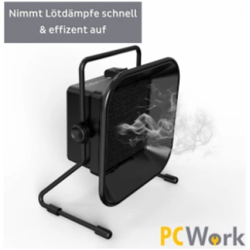 PCWork ESD drošs lodēšanas dūmu nosūcējs ar aktīvā
