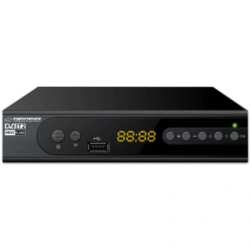 EV106P digitālais uztvērējs/dekoders dvb-t2 h.265/