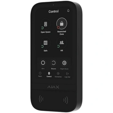 Ajax Wireless keypad with touch screen (Black) KEY