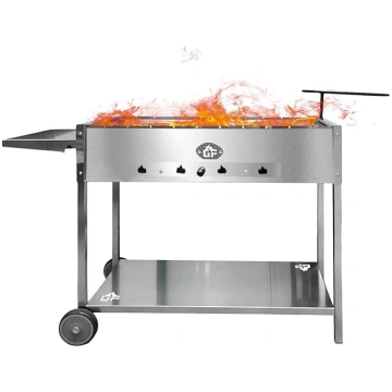 Mangal Batyr Deluxe 80 cm nerūsējošā tērauda kebab