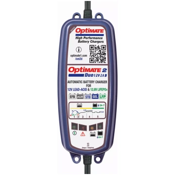 Tecmate Optimate 2 Duo akumulatoru lādētājs - TM55