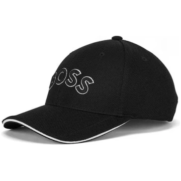 Mens BOSS Embroidered Logo Baseball Cap with Contr