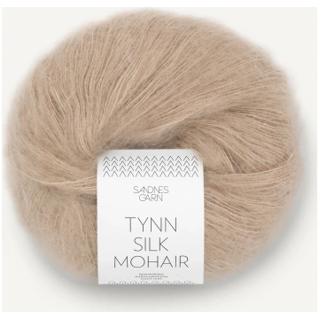 Tynn Silk Mohair Sandnes Garn 3021 light beige