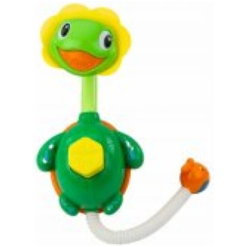 LEAN Toys Bath Toy Turtle with Fish Fountain Showe