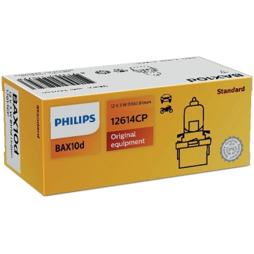 PHILIPS auto spuldze 12V 3W B10D BROWN Halogen 1.g