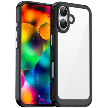 Outer Space iPhone 17 vāciņš ar MagSafe, melns cau