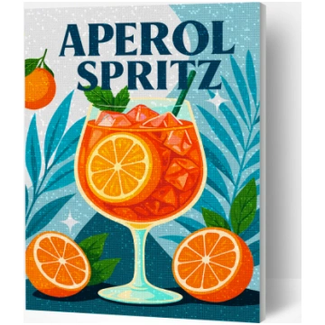 Splat Planet dimanta puzle APEROL SPRITZ 30x40 cm 