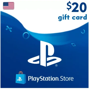 PSN karte 20 USD (ASV) - PlayStation dāvanu karte