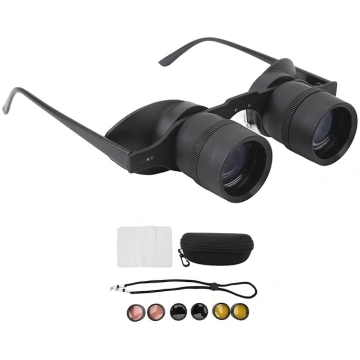 Zoom Optics binoklis, 10x tālummaiņas operas brill