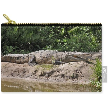 Crocodile by the Riverside - Zip Pouch