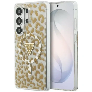 Guess IML Leopard Print Triangle MagSafe vāks Sams