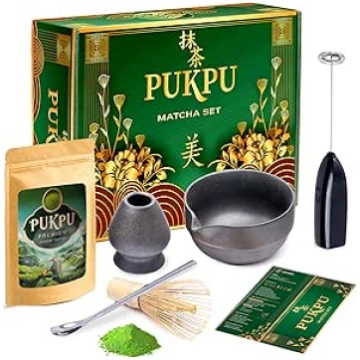 PUKPU Matcha tējas komplekts - japāņu tējas ceremo