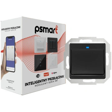 PSMART slēdzis 1 ķēdes RM melns ZigBee TUYA