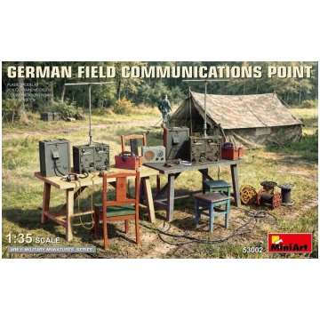 Līmējošais modelis MiniArt 53002 German Field Comm