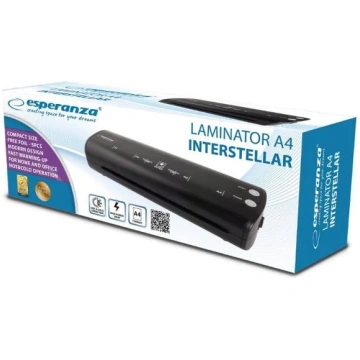 Esperanza EFL004 laminators melnā krāsā