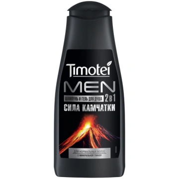Timotei Men Šampūns un dušas želeja vīriešiem 2in1