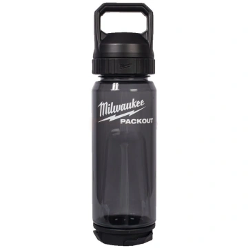 Milwaukee plastmasas pudele PACKOUT™ 740 ml, melns