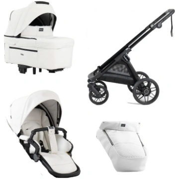 (Jauni) Emmaljunga Sento Pro White Leatherette 2 i