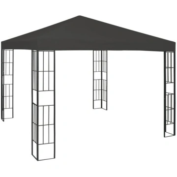 vidaXL dārza nojume, 3x3 m, antracītpelēka Nav nor