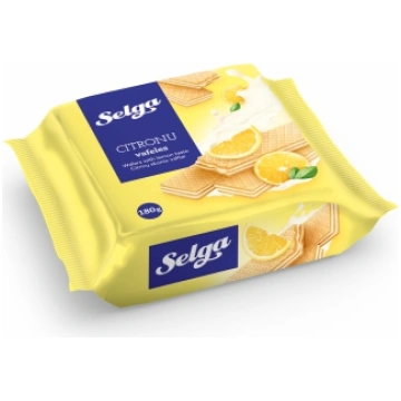 VAFELES SELGAS AR CITRONU GARŠU 180G