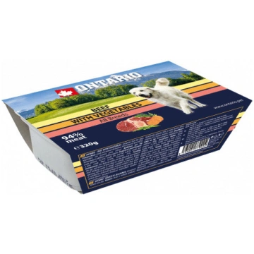 Ontario Dog Alucup Beef with Vegetables 320 g | 85