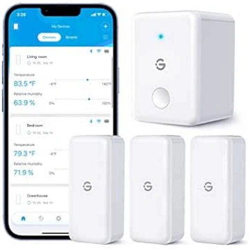 Goveelife WiFi higrometra termometrs iekštelpām, 3