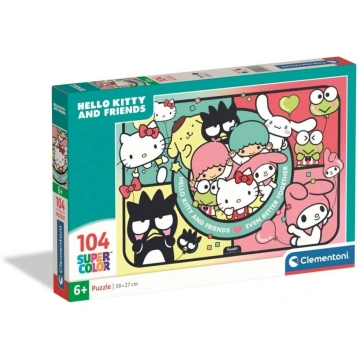 Clementoni Puzzle 104 Super Color Hello Kitty 8005